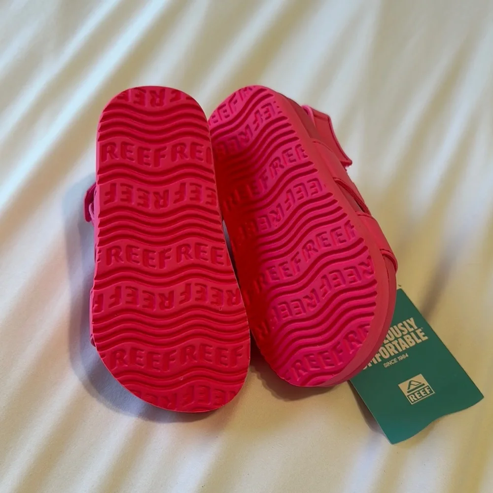 Reef Kids Pink Little Walker Sandals - Size 6